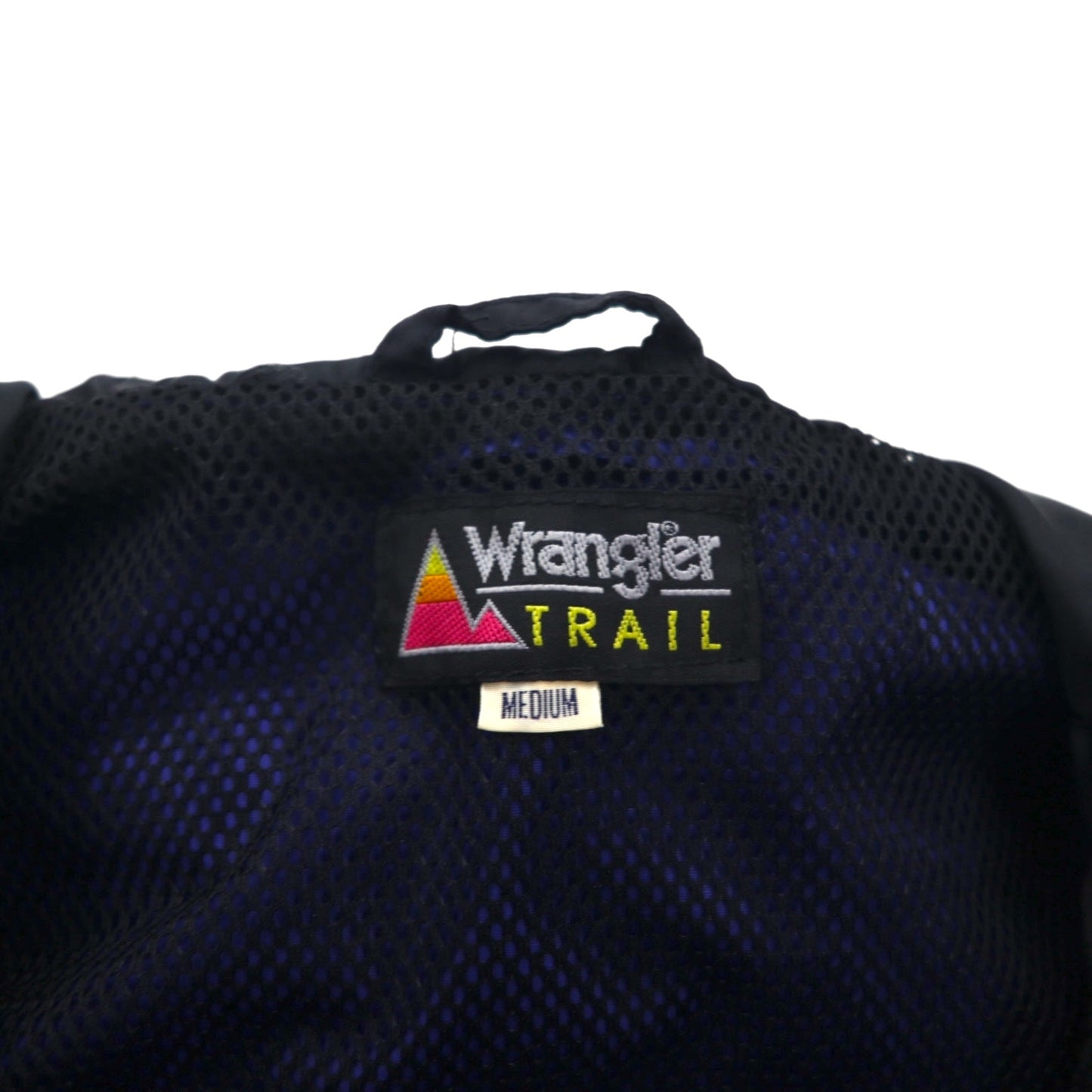 Wrangler TRAIL 90s Pullover Mountain Parka, Size M, Blue, Waterproof, Drawcord Anorak