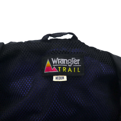 Wrangler TRAIL 90s Pullover Mountain Parka, Size M, Blue, Waterproof, Drawcord Anorak