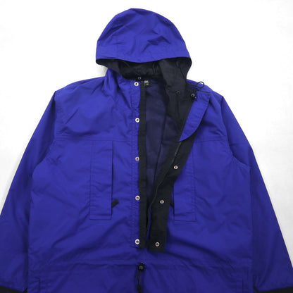 Wrangler TRAIL 90s Pullover Mountain Parka, Size M, Blue, Waterproof, Drawcord Anorak