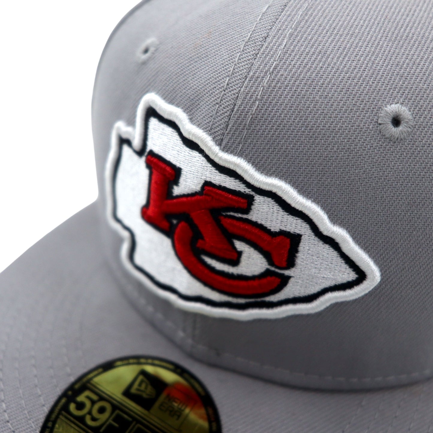 NEW ERA × NFL ベースボールキャップ 56.8cm グレー ポリエステル Kansas City Chiefs