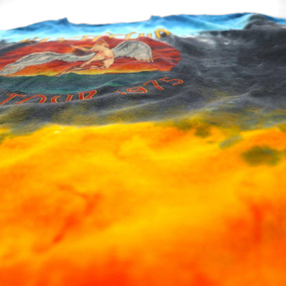 LED ZEPPELIN レッドツェッペリン オフィシャル ロック バンド Tシャツ 2XL マルチカラー タイダイ コットン U.S.TOUR 1975