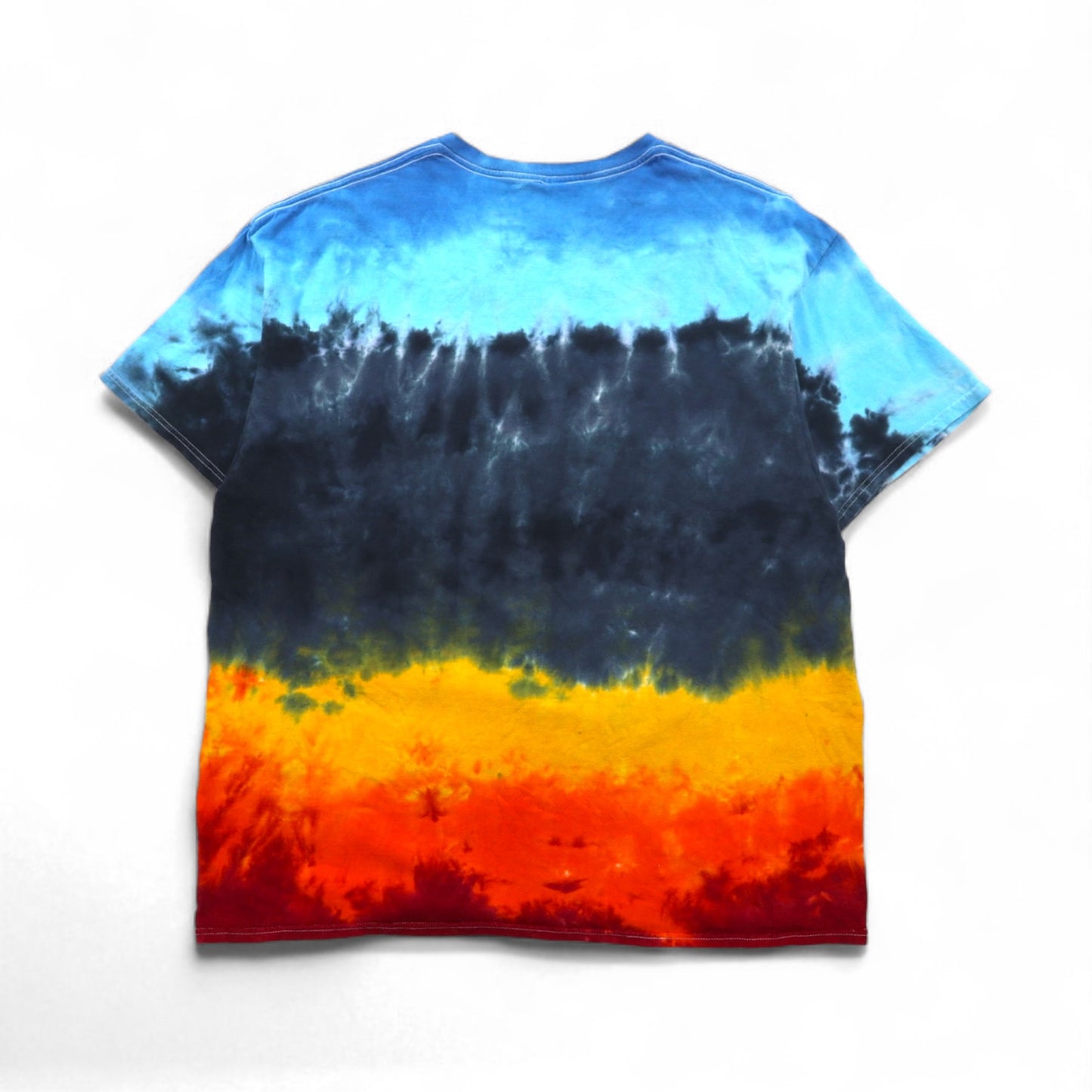 LED ZEPPELIN レッドツェッペリン オフィシャル ロック バンド Tシャツ 2XL マルチカラー タイダイ コットン U.S.TOUR 1975