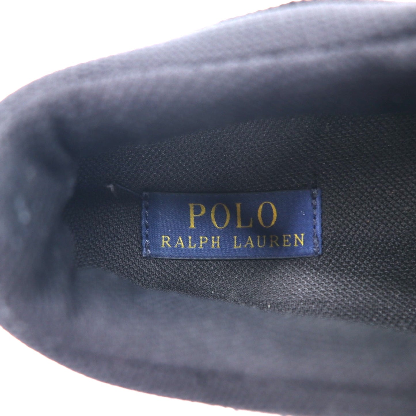 POLO RALPH LAUREN スニーカー 26.5cm ブラック ナイロン スエード スモールポニー刺繍 PONTELAND 14704