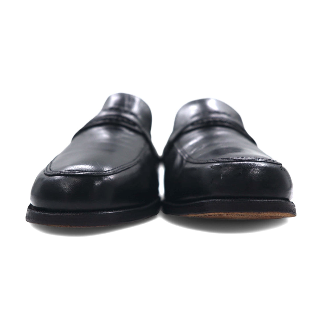 FLORSHEIM Loafers Dress Shoes 27cm Black Leather 23258