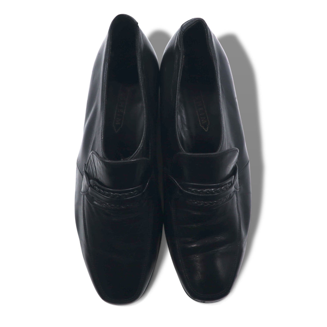 FLORSHEIM Loafers Dress Shoes 27cm Black Leather 23258
