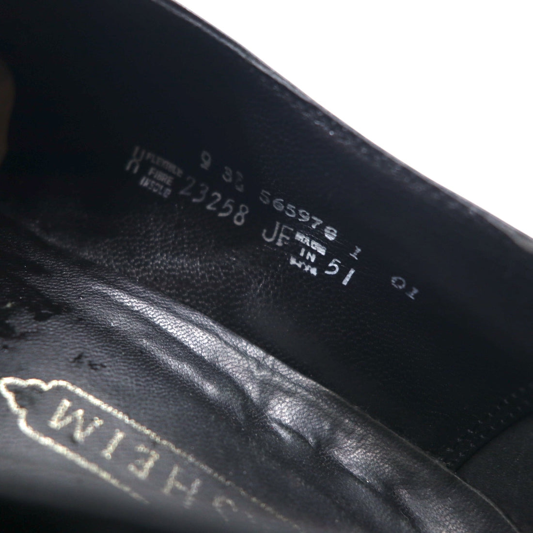 FLORSHEIM Loafers Dress Shoes 27cm Black Leather 23258
