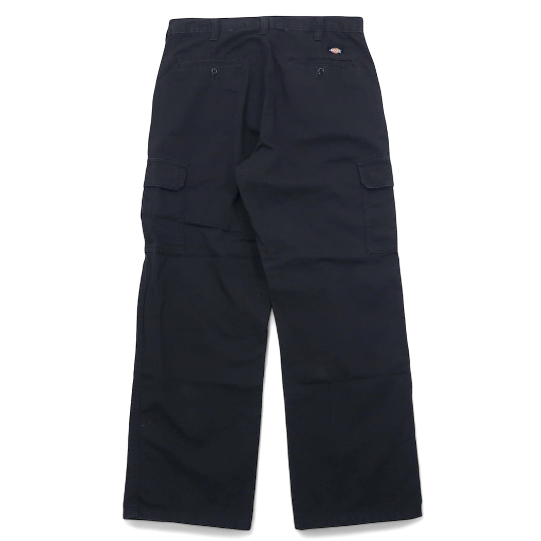 Dickies Loose Fit Cargo Work Pants Size 34 Black Cotton Chino 23214RBK