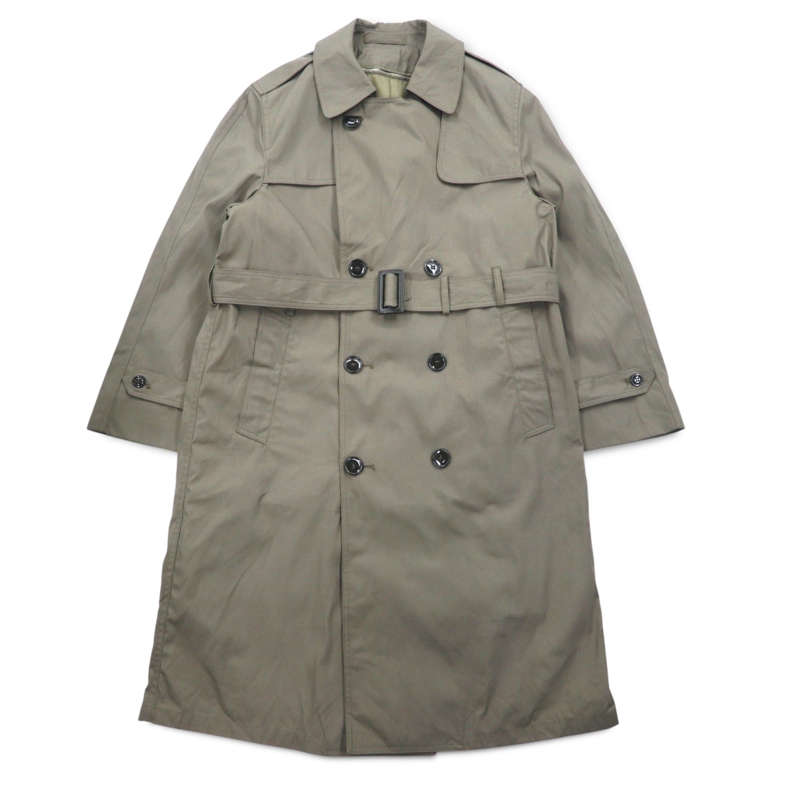 US ARMY 00s All Weather Coat Trench Coat M Khaki Removable Liner Military 8405-01-504-8660 DSCP VALOR COLLECTION