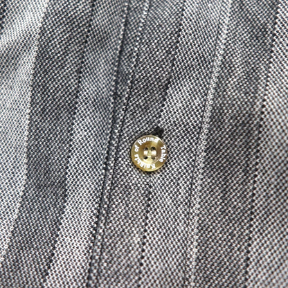 90s Knight of Round Table Crazy Pattern Polo Shirt 4XL Monochrome Cotton Big Size