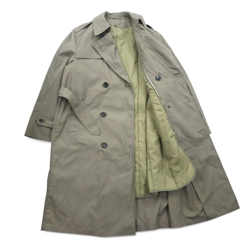 US ARMY 00s All Weather Coat Trench Coat M Khaki Removable Liner Military 8405-01-504-8660 DSCP VALOR COLLECTION