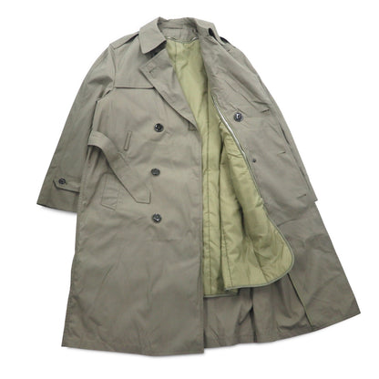 US ARMY 00s All Weather Coat Trench Coat M Khaki Removable Liner Military 8405-01-504-8660 DSCP VALOR COLLECTION