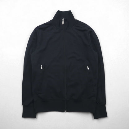 NIKE High Neck Track Jacket, Jersey, Size M, Black, Stand Collar, Full Zip, 371930-010