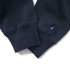 NAUTICA Reverse Weave Pullover Hoodie, XL, Black, Cotton, Fleece Lining, Embroidered Logo
