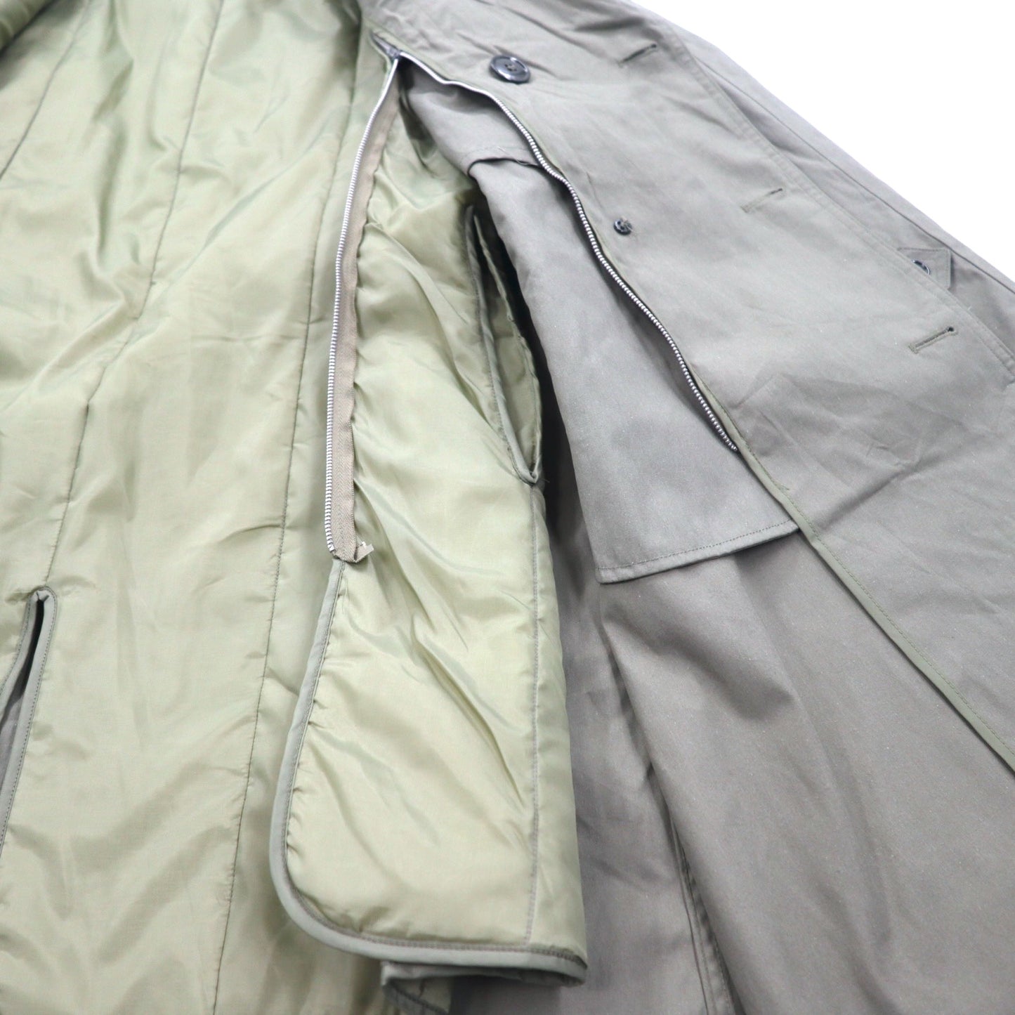 US ARMY 00s All Weather Coat Trench Coat M Khaki Removable Liner Military 8405-01-504-8660 DSCP VALOR COLLECTION