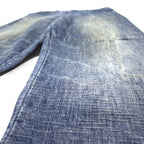 Sean John 00s Baggy Denim Pants Jeans M Indigo Blue Cotton Distressed