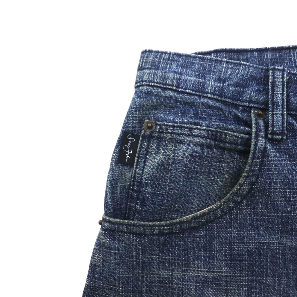 Sean John 00s Baggy Denim Pants Jeans M Indigo Blue Cotton Distressed