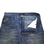 Sean John 00s Baggy Denim Pants Jeans M Indigo Blue Cotton Distressed