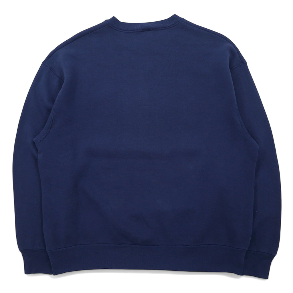 Made in Canada 90s FRUIT OF THE LOOM Baseball Print Sweatshirt XL Navy Cotton WORLD CHAMPS