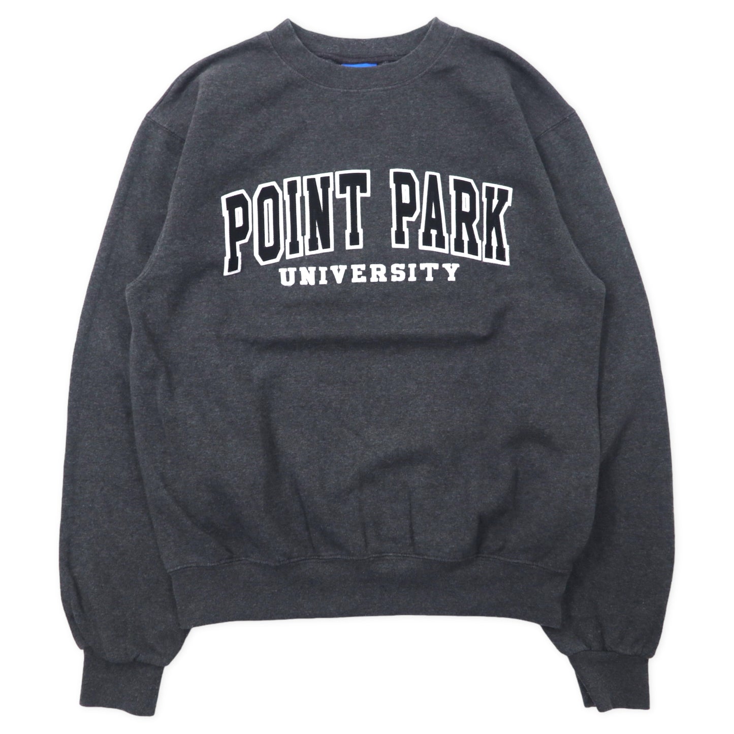 Champion カレッジ スウェット S グレー コットン 裏起毛 POINT PARK UNIVERSITY