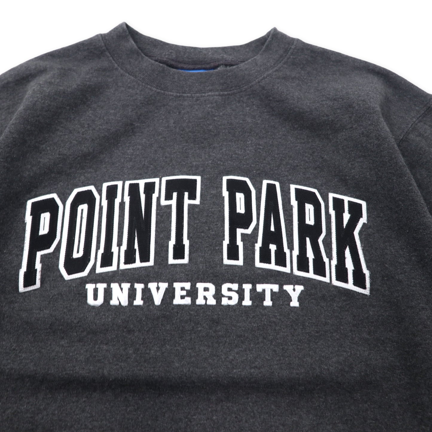 Champion カレッジ スウェット S グレー コットン 裏起毛 POINT PARK UNIVERSITY