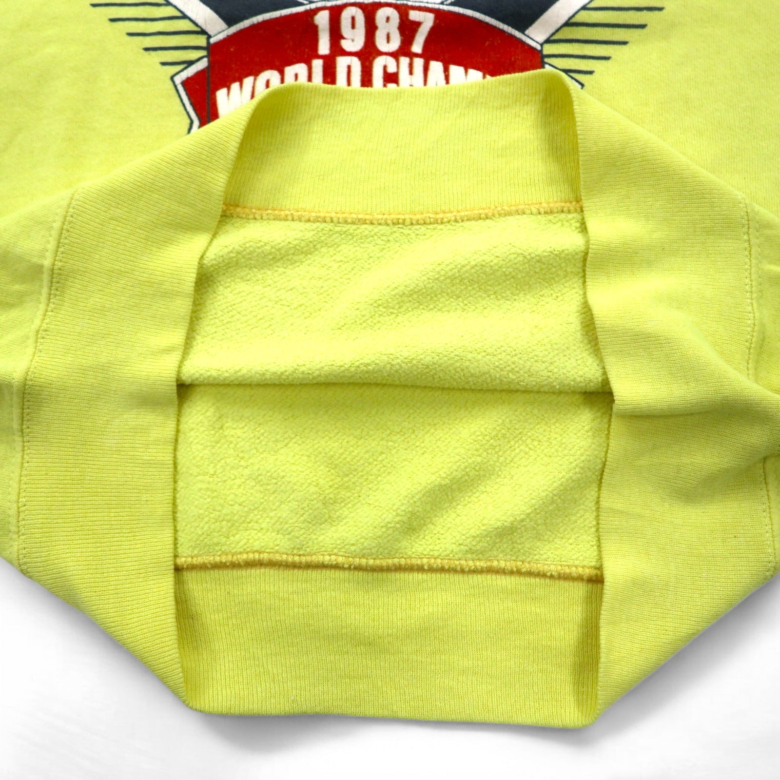 USA製 80年代 BASSETT-WALKER MLB スウェット L イエロー コットン MINNESOTA TWINS