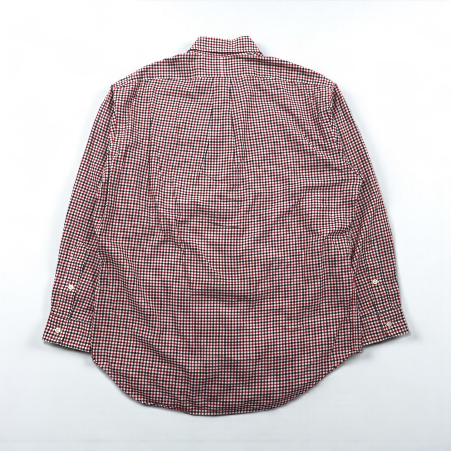 Ralph Lauren 90年代 ボタンダウン シャツ L レッド BLAKE ギンガムチェック スモールポニー刺繡