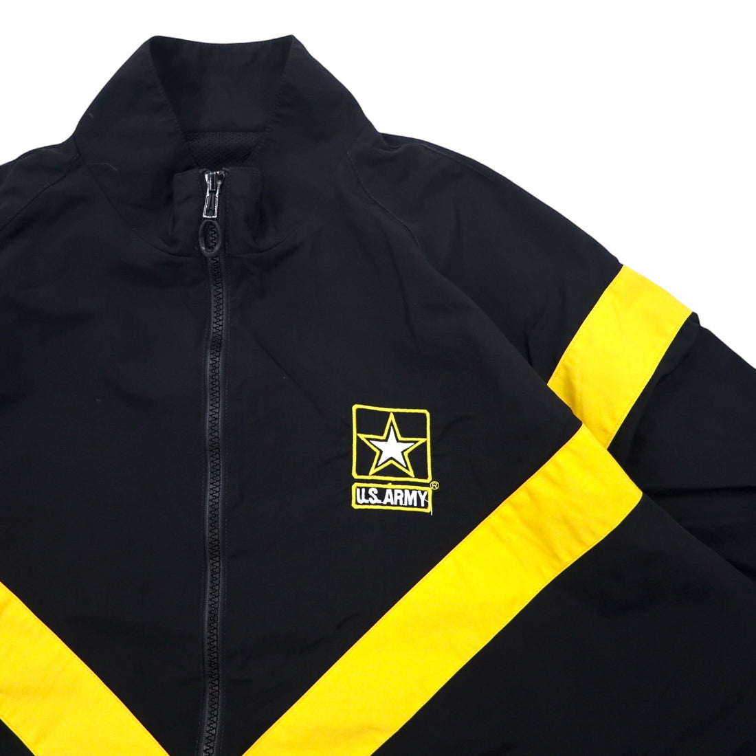US ARMY APFU Training Jacket M Black Nylon Military 8415-01-623-8627