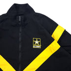 US ARMY APFU Training Jacket M Black Nylon Military 8415-01-623-8627