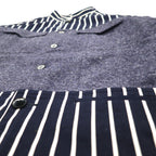 JUVENILE HALL ROLL CALL Shirt Jacket FREE Navy Stripe Made in Japan