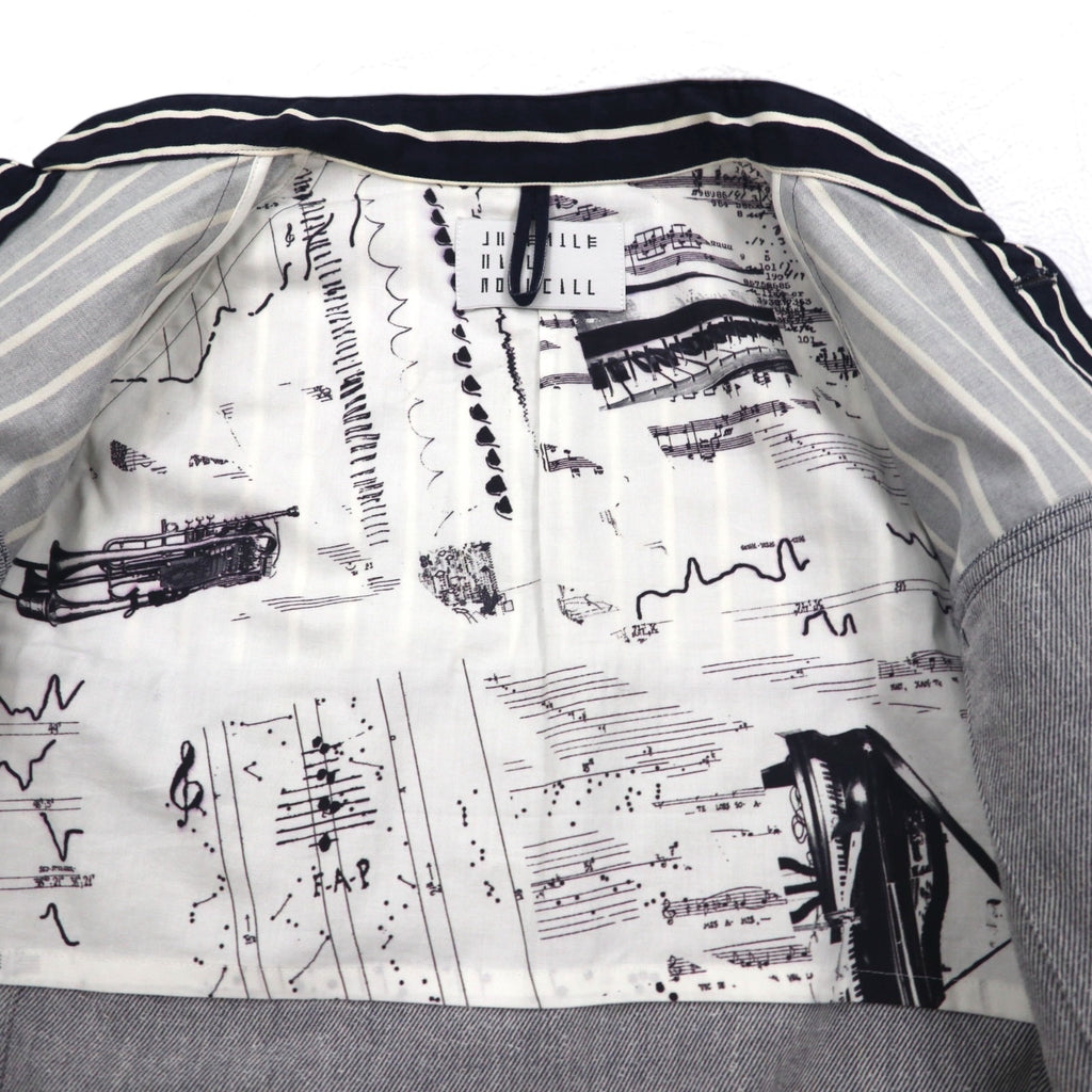 JUVENILE HALL ROLL CALL Shirt Jacket FREE Navy Stripe Made in Japan