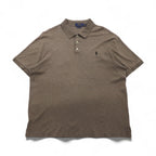 POLO RALPH LAUREN Classic Fit Polo Shirt, XL, Khaki, Small Pony Embroidery