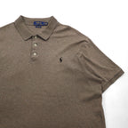 POLO RALPH LAUREN Classic Fit Polo Shirt, XL, Khaki, Small Pony Embroidery