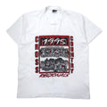 日本然リトテ-古着オンライン-FRUIT OF THE LOOM USA製 90年代 プリント Tシャツ L ホワイト コットン CROSS COUNTRY-FRUIT OF THE LOOM USA Made 90's Print T-Shirt L White Cotton CROSS COUNTRY