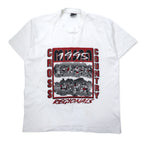日本然リトテ-古着オンライン-FRUIT OF THE LOOM USA製 90年代 プリント Tシャツ L ホワイト コットン CROSS COUNTRY-FRUIT OF THE LOOM USA Made 90's Print T-Shirt L White Cotton CROSS COUNTRY