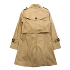 ESTNATION Double Breasted Trench Coat S Beige Detachable Liner Belt Included 61-109-01-0100023