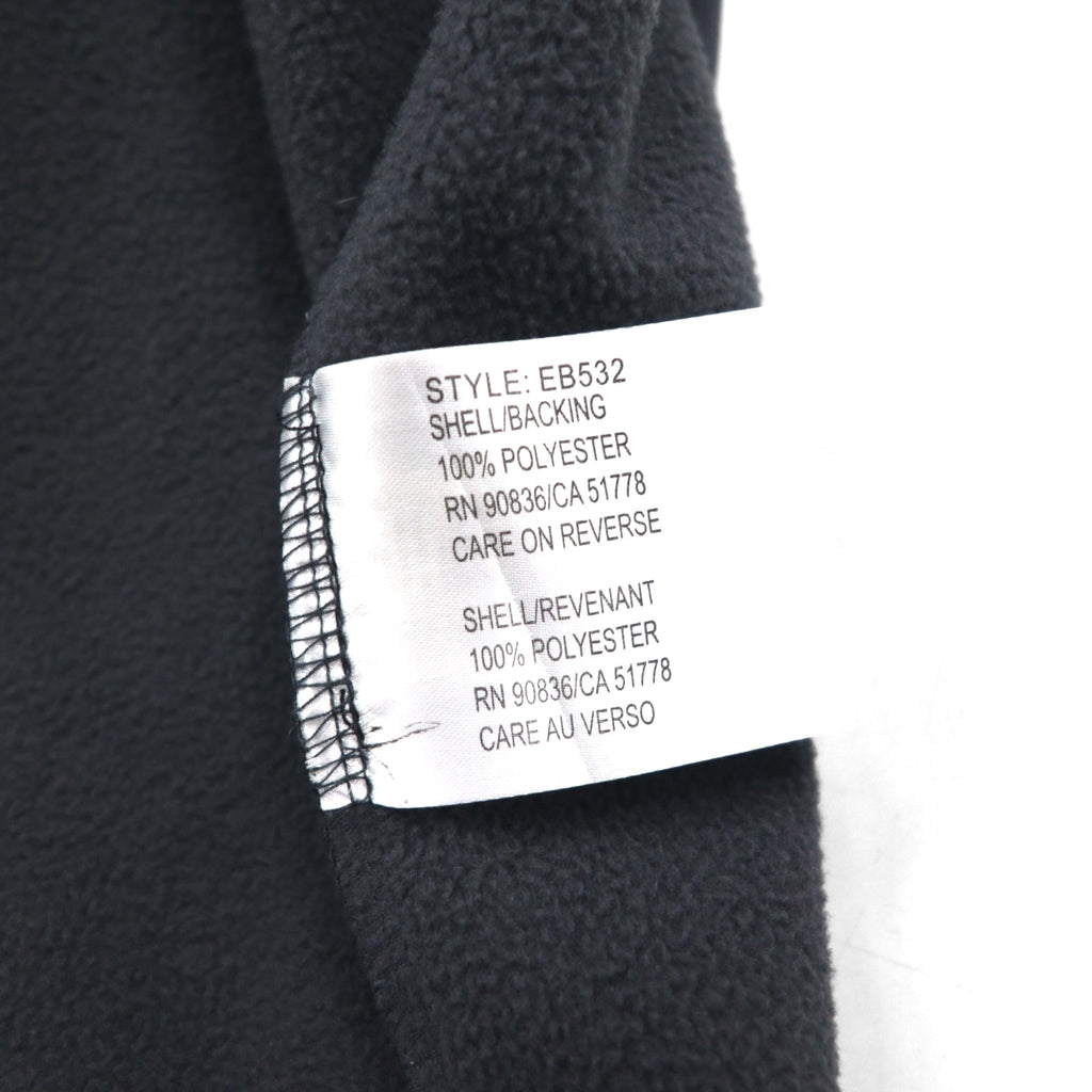 Eddie Bauer fleece-lined softshell jacket, size M, gray, American company, with embroidered accents