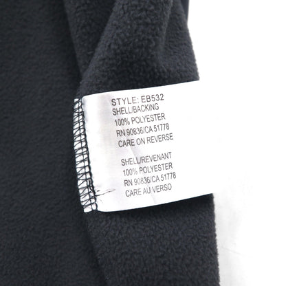 Eddie Bauer fleece-lined softshell jacket, size M, gray, American company, with embroidered accents