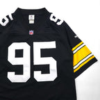 Reebok ヴィンテージコレクション VINTAGE COLLECTION ゲームシャツ L ブラック ナイロン ポリエステル NFL ナンバリング