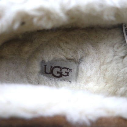 UGG オルセン OLSEN モカシンシューズ 27cm ブラウン スエード ムートン 1003390