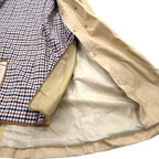 ESTNATION Double Breasted Trench Coat S Beige Detachable Liner Belt Included 61-109-01-0100023