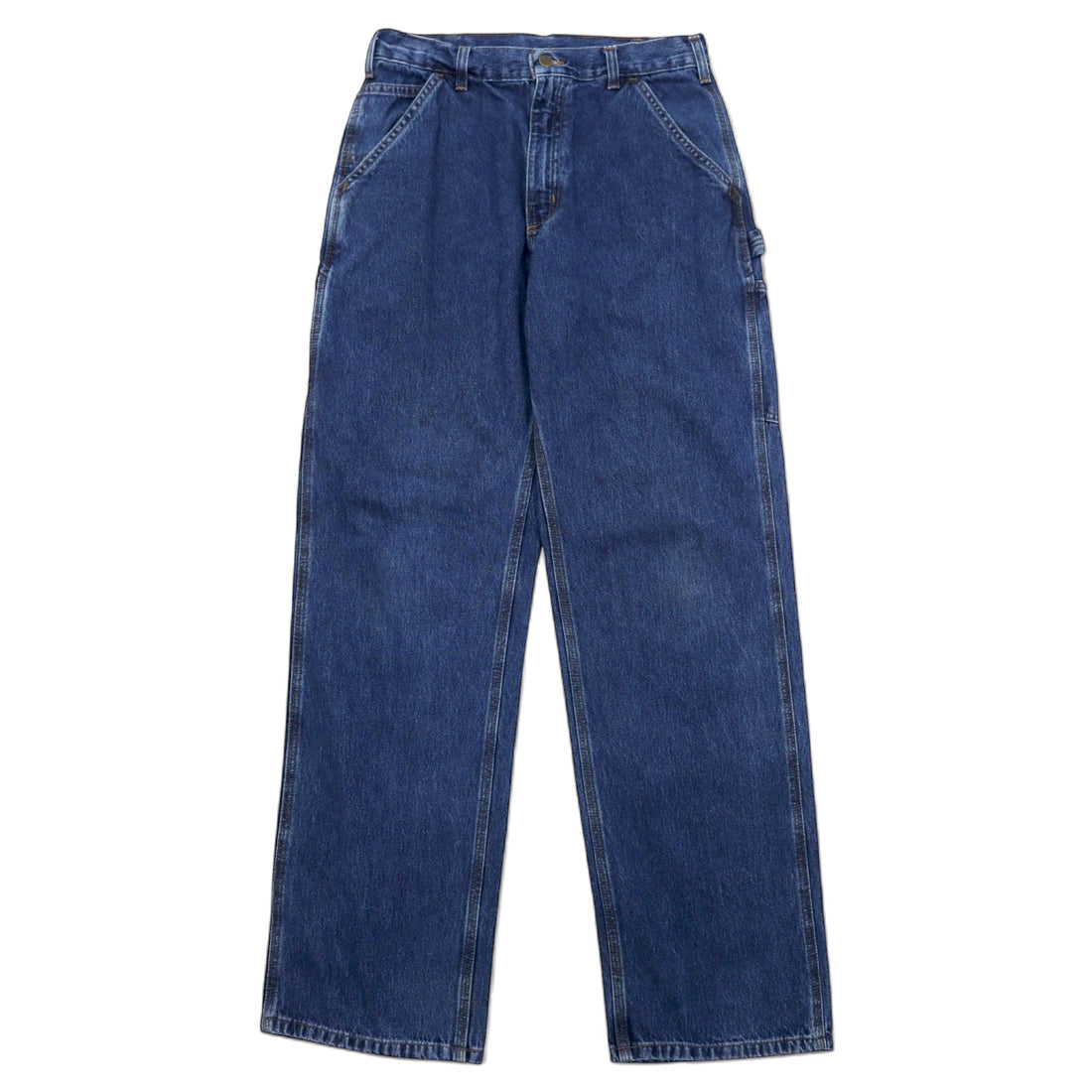日本然リトテ-古着オンライン-Carhartt ペインター デニムパンツ 32 ブルー コットン B13 Original Dungaree Fit Work Dungaree ニカラグア製-Carhartt Painter Denim Pants 32 Blue Cotton B13 Original Dungaree Fit Work Dungaree Nicaragua Made