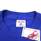 90年代 USA製 SOF TEE シングルステッチ ヴィンテージ Tシャツ 2XL ブルー コットン MISSISSIPPI アーチロゴ TEE JAYS