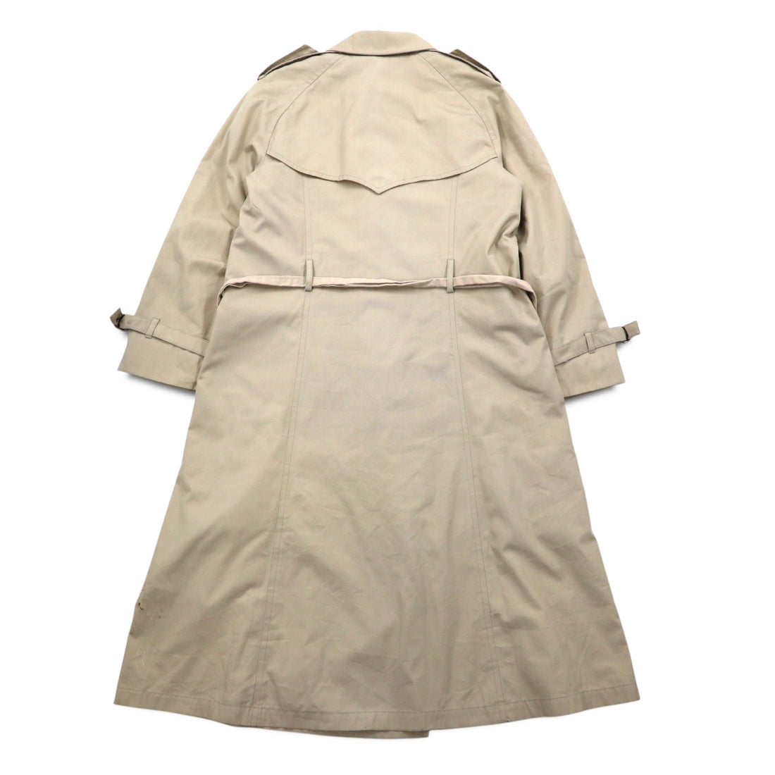 LONDON FOG 90年代 MAINCOATS ダブルブレスト トレンチコート L ベージュ ボアライナー着脱式 ベルト付き