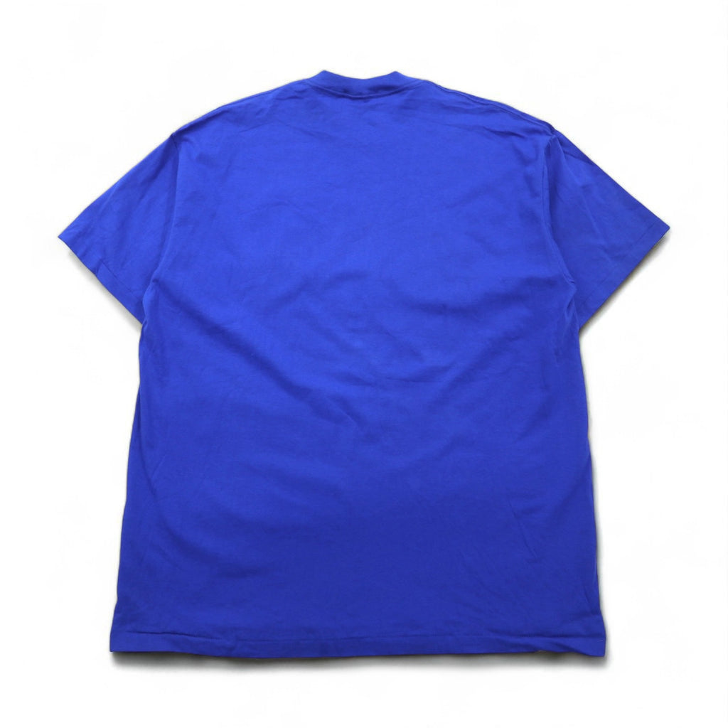 90年代 USA製 SOF TEE シングルステッチ ヴィンテージ Tシャツ 2XL ブルー コットン MISSISSIPPI アーチロゴ TEE JAYS