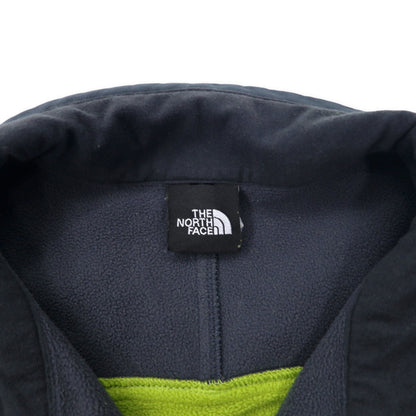THE NORTH FACE WINDSTOPPER Fleece Jacket L Green Gray Polyester Logo Embroidery WINDSTOPPER