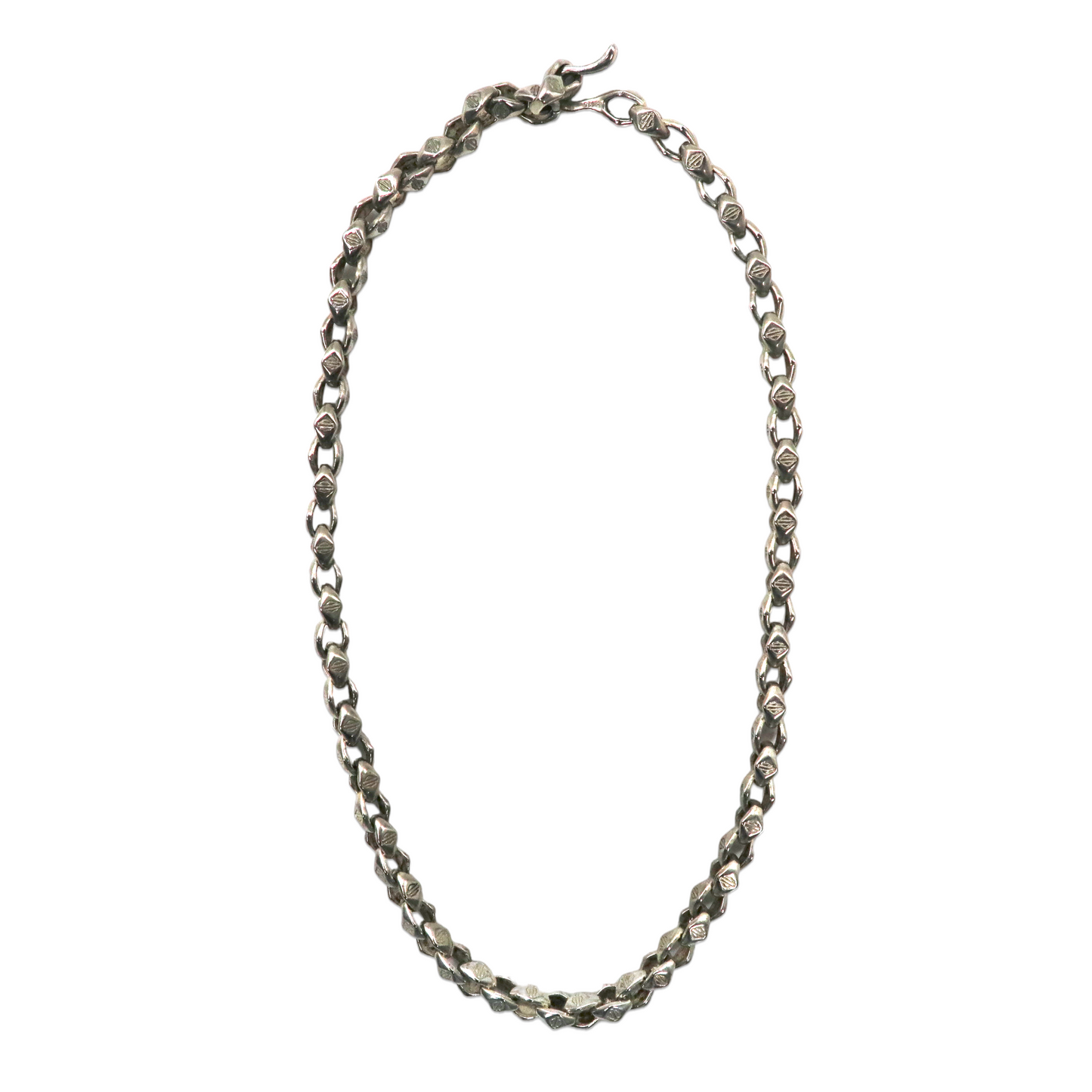 Vintage Silver Heavy Chain Necklace シルバー ヘビーチェーン ネックレス 64cm SILVER 925