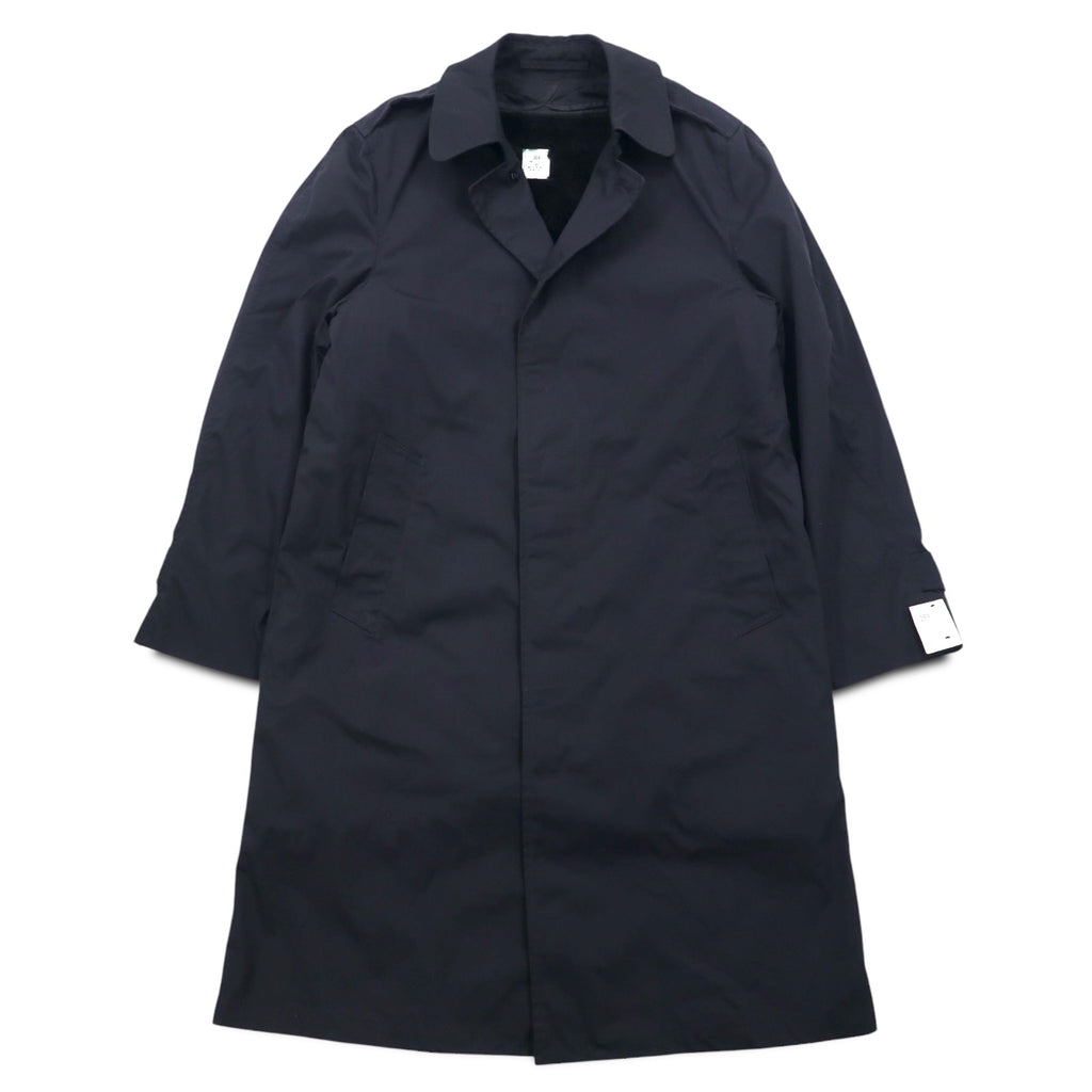 US NAVY 米軍 80年代 オールウェザーコート ステンカラーコート L ブラック 防水 ライナー着脱式 ミリタリー 8405-01-220-2547 CENTRE MFG.