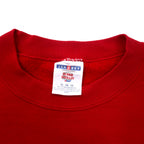 JERZEES 90s SUPER SWEATS College Print Sweatshirt XL Red Cotton NCAA BRADLEY BASKETBALL Big Size Made in Mexico