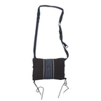 Azuma TALLIT STRIPE UTILITY SACK Sacoche Bag Brown Wool Jacquard Lace Up TALLIT STRIPE UTILITY SACK 20AH-AC-05 Handled by HAZE Made in Japan