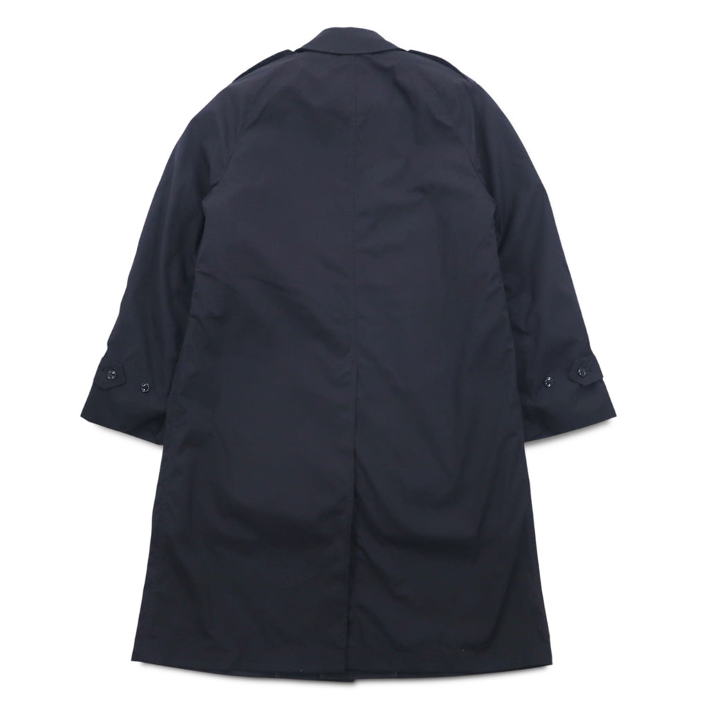 US NAVY 米軍 80年代 オールウェザーコート ステンカラーコート L ブラック 防水 ライナー着脱式 ミリタリー 8405-01-220-2547 CENTRE MFG.